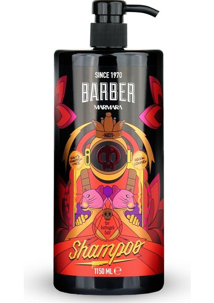 Argan Şampuan, Arındırıcı, Besleyici, Tuzsuz, Parabensiz, Pompalı, 1150 ml