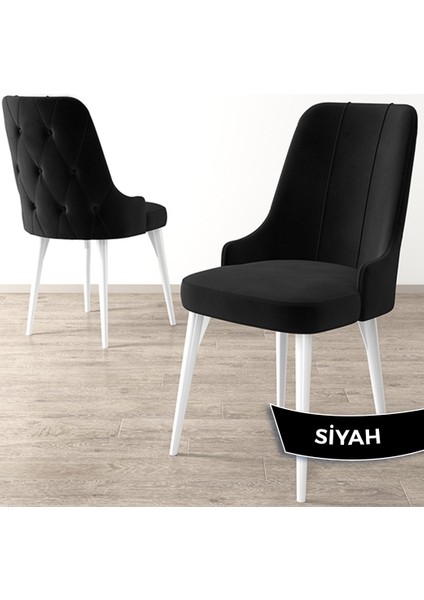Concept Maya Serisi, Babyface Ithal Kumaş Sandalye Beyaz Gürgen Ayak 6 Adet fiyatları