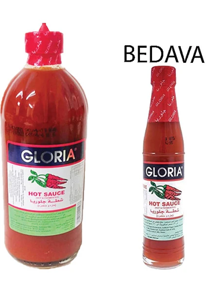 Acılı Sos 474 ml + Gloria Acılı Sos 88 ml