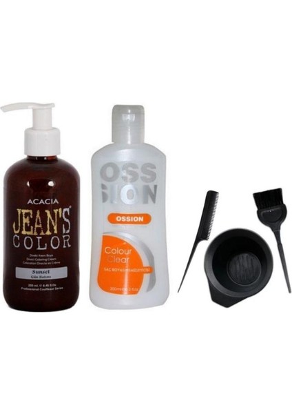 Saç Boyası Gün Batımı 250 ml ve Boya Temizleyici ve Fluweel Boya Seti