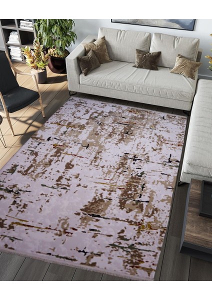 Ipek Mekik Halı Lapena Kahve Ekru Modern Desenli Halı fiyatları