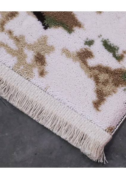 Ipek Mekik Halı Lapena Kahve Ekru Modern Desenli Halı indirimleri