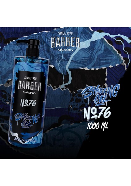 Barber Marmara No.76 Pompalı Tıraş Jeli 1 lt