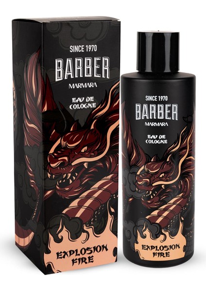 Barber Marmara DRAGON EDC Premium Kolonya Cam Şişe 500 ml