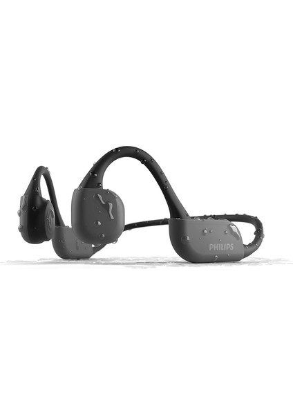 TAA6606BK/00 Boyun Bantlı Bluetooth Kulaklık, IP67 Su Geçirmez , Mikrofonlu, 9 Saat Çalma Süresi,koşu Için Gece Lambalı ,