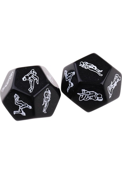 4pcs Aydınlık Gece Ön Sevişme Zar D12 Lisans Aşıkları Yaramaz Oyuncaklar (Yurt Dışından)