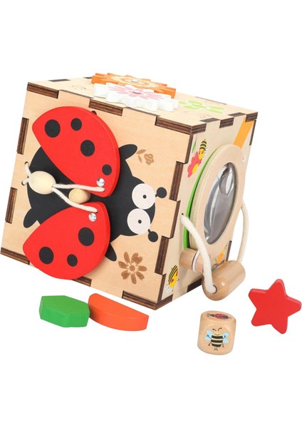 Montessori Şekil Sırter Oyuncakları Geliştirme Çok Fonksiyonlu Ince Motor Becerileri Hayvan (Yurt Dışından)