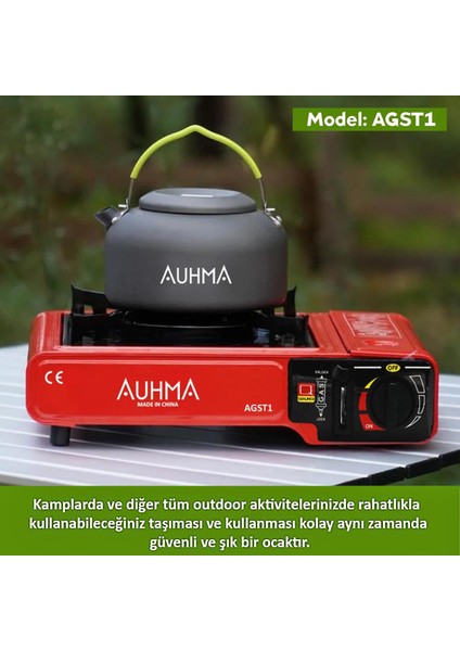 Tekli Portatif Ocak Siyah Agst-1 - 011555