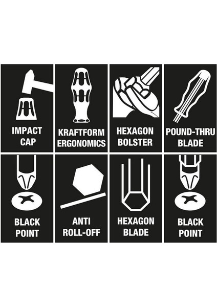 918 Spz Keski Pozidriv Tornavida 80MM Pz1 05017050001 modelleri