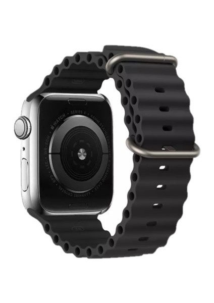 Apple Watch Uyumlu 44 45 46 49 mm Uyumlu Kordon Kayış Silikon Bileklik