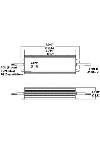Clg-60-12 12V 5A IP67 LED Sürücü Adaptör