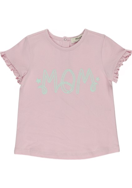 Kız Bebek Baskı Detaylı T-Shirt
