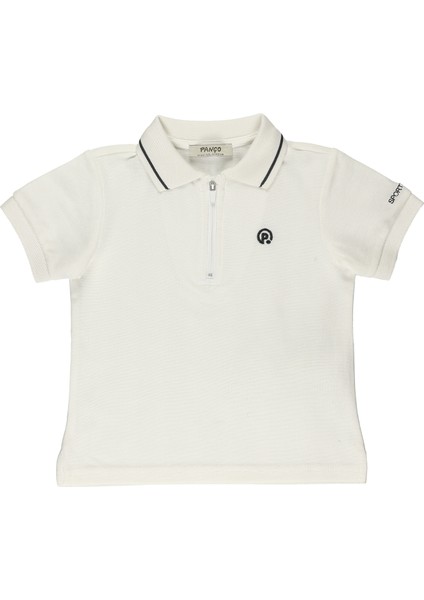 Erkek Bebek Triko Yakalı Pike T-Shirt