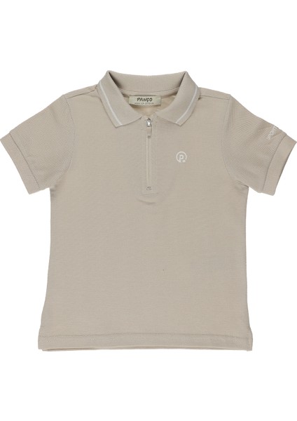 Erkek Bebek Triko Yakalı Pike T-Shirt