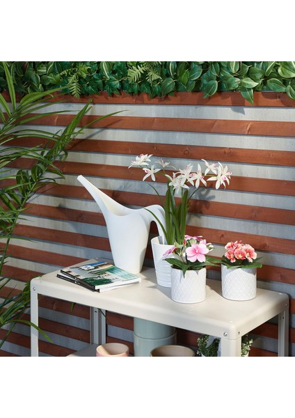 Saksılı Yapay Bitki Çuha Çiçeği, 9 Cm, Iç/dış Mekan modelleri