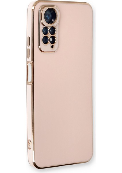 Xiaomi Redmi Note 11S Kılıf Volet Silikon - Pembe 300099