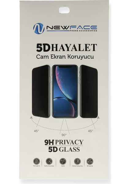 Iphone 14 Plus 5d Hayalet Cam Ekran Koruyucu