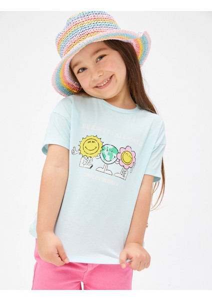 Smileyworld® Tişört Lisanslı Kısa Kollu Bisiklet Yaka