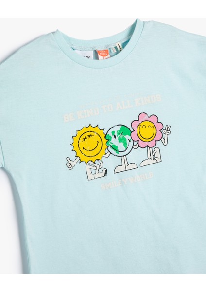 Smileyworld® Tişört Lisanslı Kısa Kollu Bisiklet Yaka
