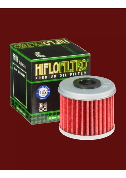 Honda Crf 250R 04/22 <> Crf 250X 04/22 Yağ Filtresi Hiflo HF116 modelleri