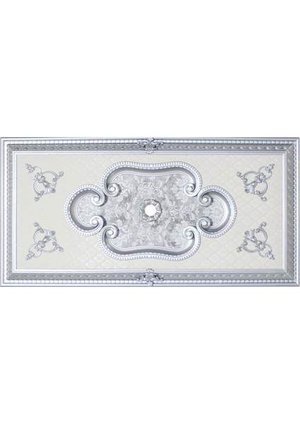 Dikdörtgen Saray Tavan Göbek 60*120 cm