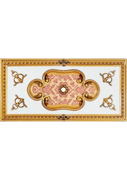 Dikdörtgen Saray Tavan Göbek 60*120 cm