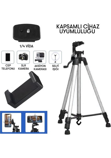 3366 Tripod - Gümüş