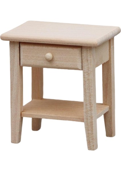 1/12 Dollhouse Night Stands Diorama Için Ahşap Dolap Oyun Modeli (Yurt Dışından)