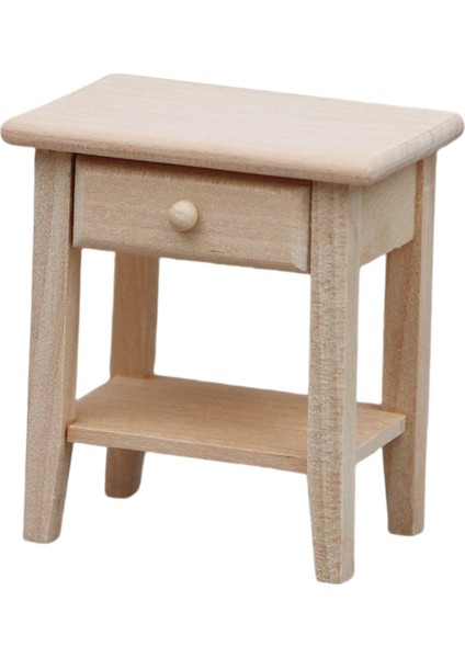 1/12 Dollhouse Night Stands Diorama Için Ahşap Dolap Oyun Modeli (Yurt Dışından)