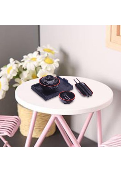 1/12 Dollhouse Minyatür Mutfak Tahrik Süsleme 1:12 Mini Sofra Takımı (Yurt Dışından) fırsatları