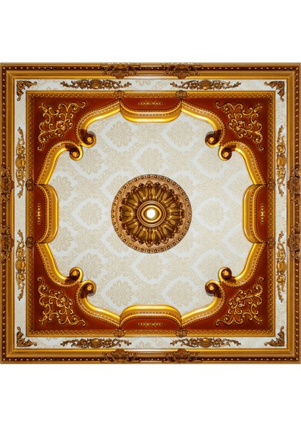 Kare Saray Tavan Göbek 150*150 cm