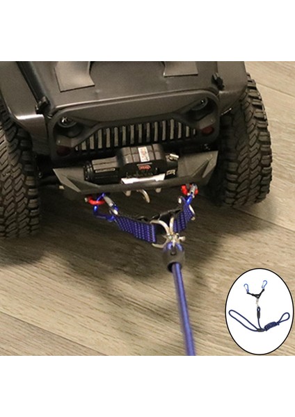 125 cm Rc Tow Halat Metal Kanca Kamyon Kaya Paletli Araba Parçaları Aksesuarları Için Mavi (Yurt Dışından) modelleri