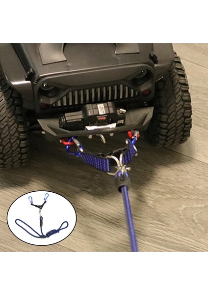 125 cm Rc Tow Halat Metal Kanca Kamyon Kaya Paletli Araba Parçaları Aksesuarları Için Mavi (Yurt Dışından) fırsatları