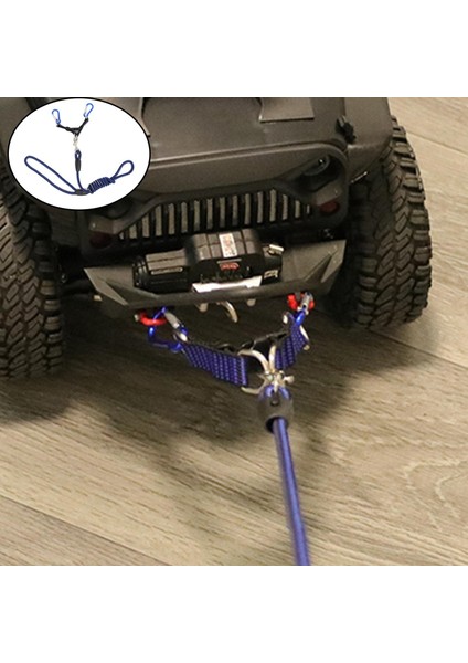 125 cm Rc Tow Halat Metal Kanca Kamyon Kaya Paletli Araba Parçaları Aksesuarları Için Mavi (Yurt Dışından) indirimleri