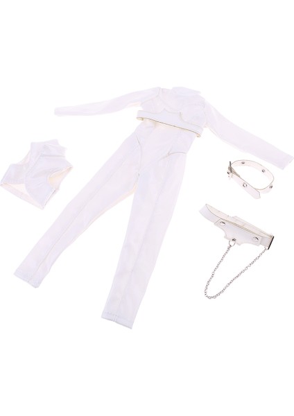 1: 6 Ölçekli Catsuit + Mini Ceket + Kemer 12 Inç Ht, Phicen Ph, Beyaz (Yurt Dışından)