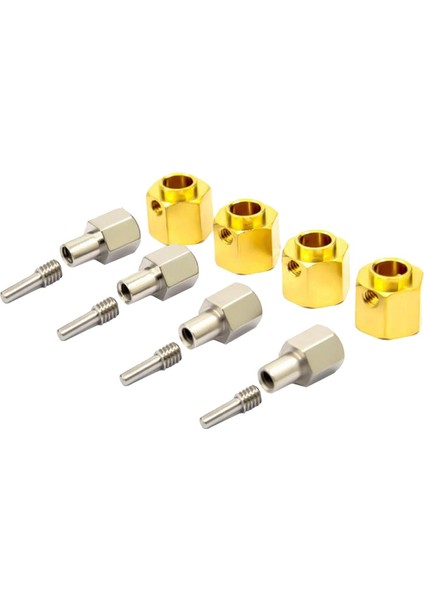 Pirinç Evrensel Ortak Mil Kuplör Trx4 Trx6 Dıy Dc Motor Tekerlekleri Lastikler Için 8mm (Yurt Dışından)