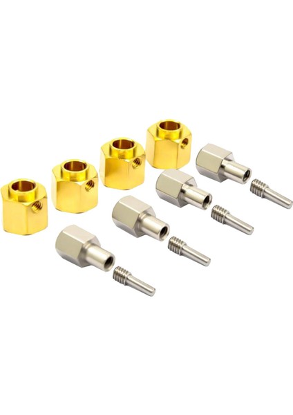 Pirinç Evrensel Ortak Mil Kuplör Trx4 Trx6 Dıy Dc Motor Tekerlekleri Lastikler Için 8mm (Yurt Dışından)