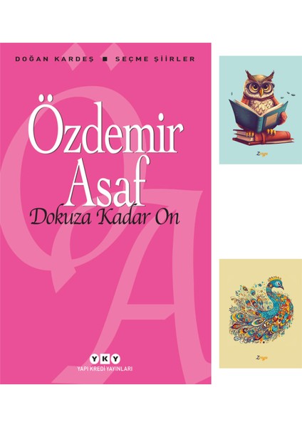 Dokuza Kadar On - Özdemir Asaf 9789750817779 + Not Defterli seti