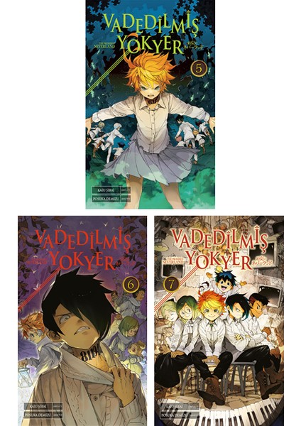 Vadedilmiş Yokyer 5-6-7. Ciltler Manga Seti