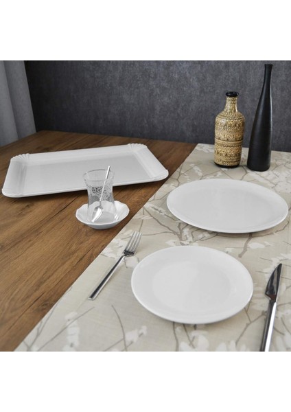 8 Kişilik 30 Parça Melamin Çay Pasta Takımı