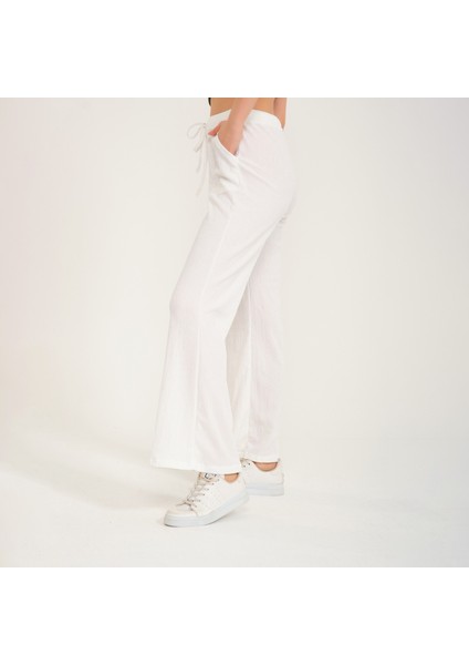 Günlük Yazlık Rahat Kesim Kadın Pantolon BT239BEYAZA2 fiyatları