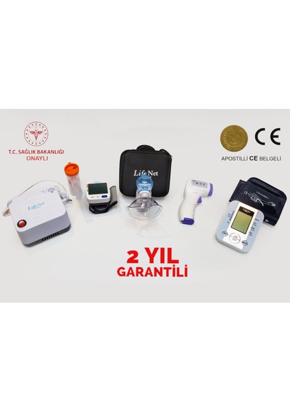 Life Net Medikal Türkçe Konuşan Koldan Ölçen Hafızalı Elektronik Pilli Tansiyon Aleti JN-163D