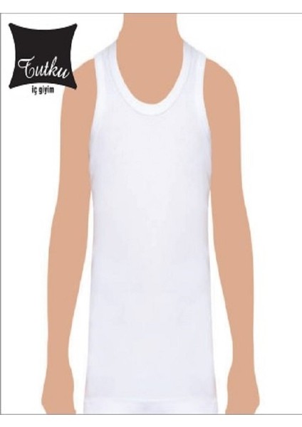 Erkek Çocuk Penye Atlet Pamuklu Nefes Alabilir 6 Adet Rahat Kullanım İçin