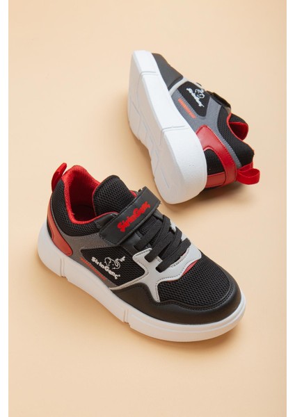 Şirinbebe Şiringenç Kalın Taban Siyah Erkek Çocuk Spor Ayakkabı