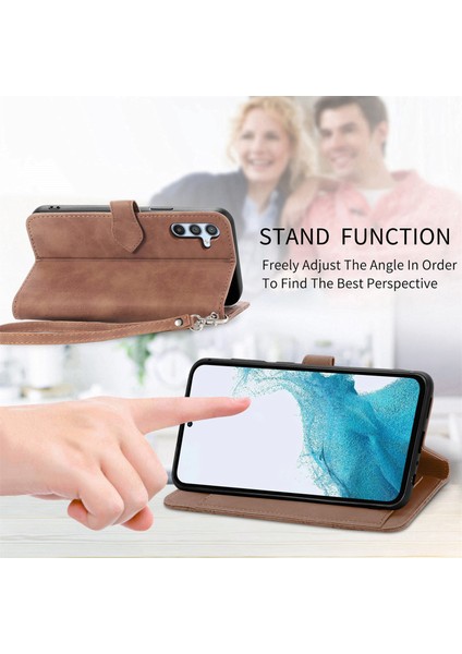 Samsung Galaxy A54 5g Çiçek Baskılı Pu Desen Pu Deri Fermuar Cep Kılıfı Cüzdan Stand Telefon Kapağı (Yurt Dışından) indirimleri