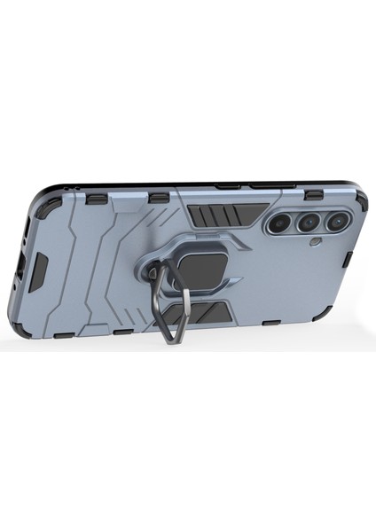 Samsung Galaxy A54 5g Yüzük Kickstand Telefon Kapağı Sabit Pc + Yumuşak Tpu Şok Geçirmez Akıllı Telefon Kasası (Yurt Dışından) modelleri