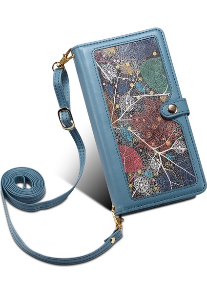 Samsung Galaxy A54 5g Rfıd Engelleme Telefon Kılıfı Zipper Cep Stand Deri Cüzdan Kapağı (Yurt Dışından) indirimleri