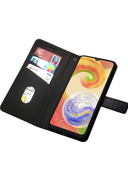 Için Idewei M54 5G/F54 5g Telefon Kapağı Ekleme Stili Pu Deri Flip Stand Case ile Kart Yuvası Yeşili (Yurt Dışından)