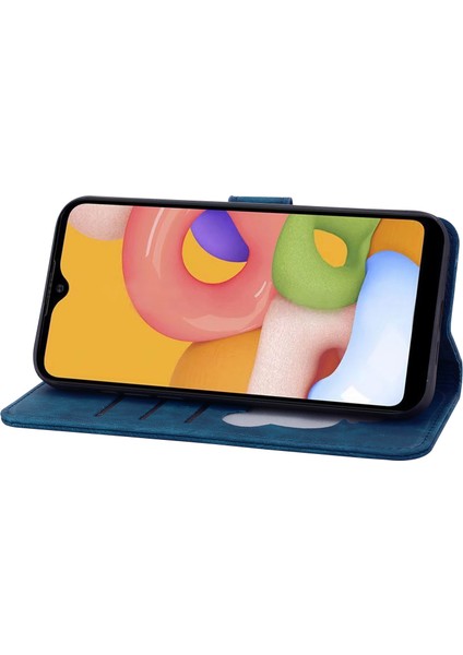 Samsung Galaxy A54 Için 5g Pu Deri Cüzdan Kılıfı Baskılı Kedi Çiçek Telefon Stand Kapağı Kayış (Yurt Dışından)
