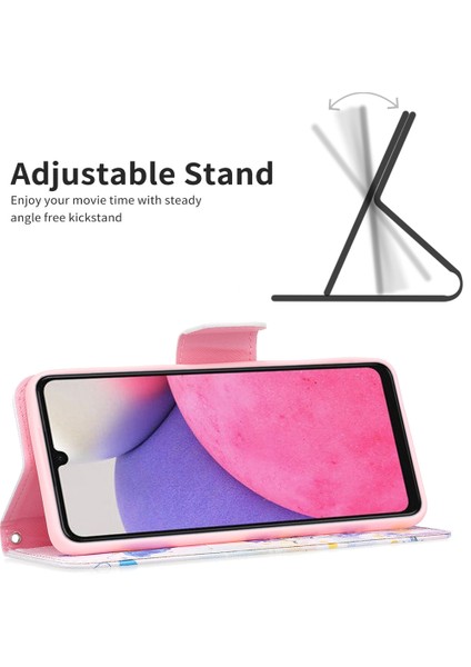 Samsung Galaxy A33 Için 5g Desen Baskı Pu Deri Cüzdan Stand Şok Geçirmez Koruyucu Flip Kapak (Yurt Dışından) indirimleri